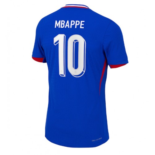 Pánský Fotbalový dres Francie Kylian Mbappe #10 ME 2024 Domácí Krátký Rukáv